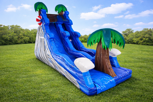 Tropical Single Lane Water Slide
